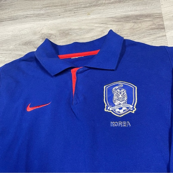 VTG Nike Blue and Red South Korea 05-06 Men's Jersey sz S - Picture 2 of 8